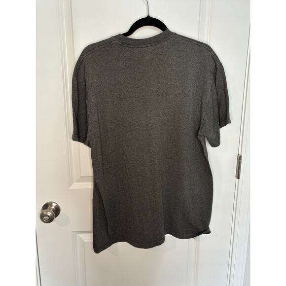 Vintage Jansport RIT Tigers Graphic T-Shirt Gray College Sports Tee Size L - Picture 4 of 4